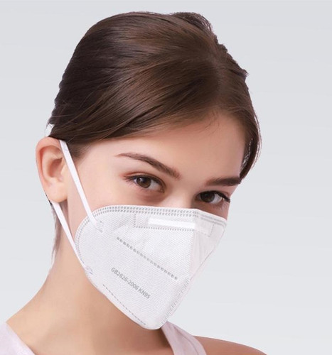 ماسک KN95 روی صورت